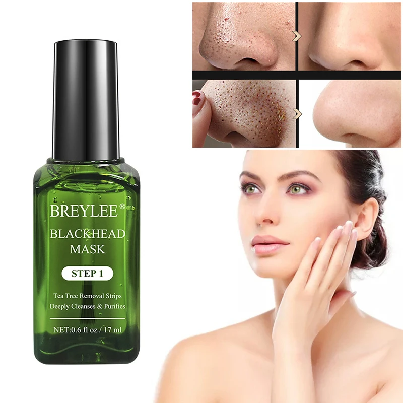 

BREYLEE Blackhead Mask Pore Blackhead Remover Shrinks Pore Acne Treatment Peel Off Facial Mask Skin Care