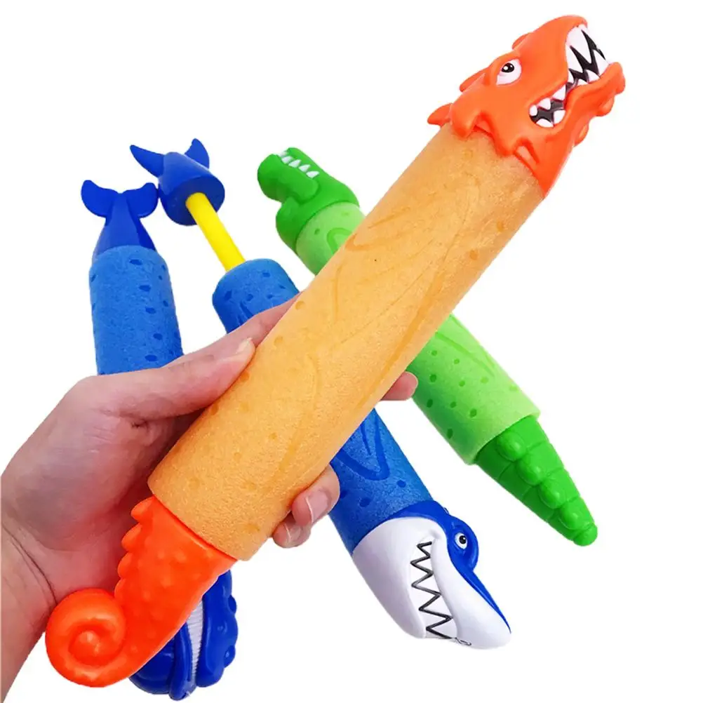 Водяные Пистолеты в форме крокодила 2 шт. детские летние шприцы для водного боя