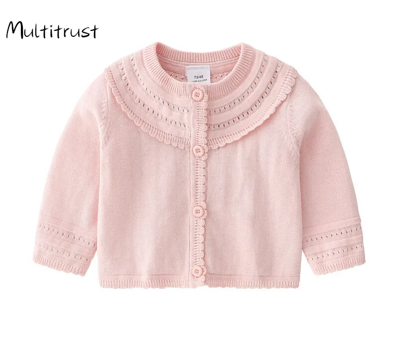 

Модный однотонный вязаный свитер с длинным рукавом для маленьких девочек, весна-осень 2020, свитеры для маленьких девочек, свитеры для девоче...