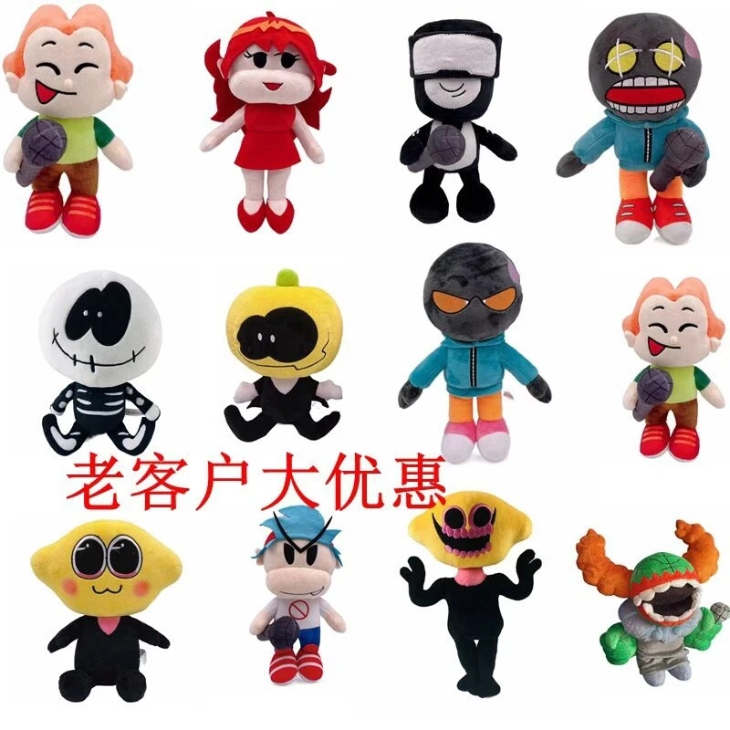 Плюшевая игрушка Funkin в стиле аниме пятничная ночь милые спутанные месячные куклы