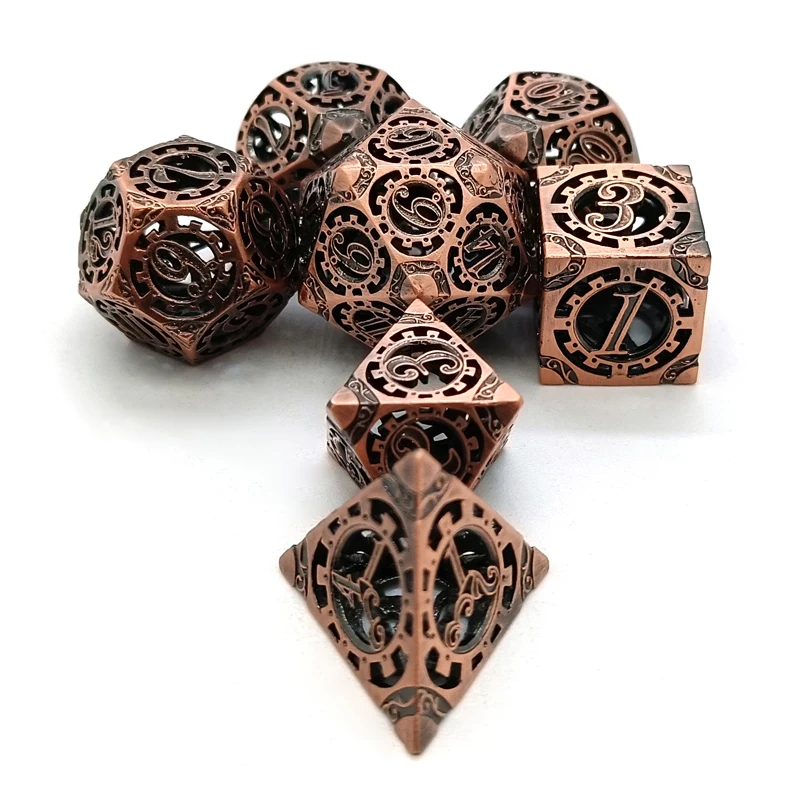 

Vintage Red Bronze Game Dice Set