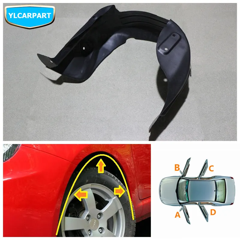 Автомобильный брызговик плазменный щит грязеотталкивающий клапан для Geely LC Cross GC2