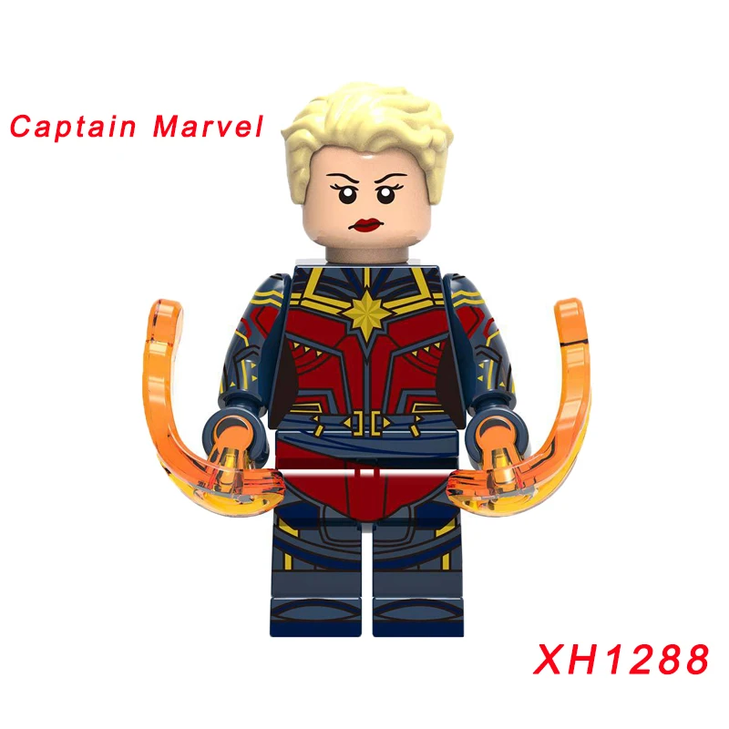 Одиночная Супер герои Марка 6 Tony Stark Марвел Капитан древний Тор Капитан Америка Черная Вуда перец строительный блок - Цвет: xh1288