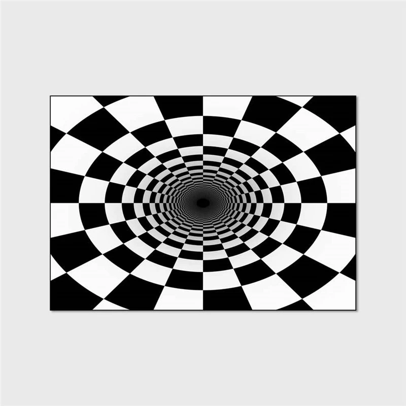 Современный мягкий коврик с геометрическим 3D рисунком ковры для гостиной