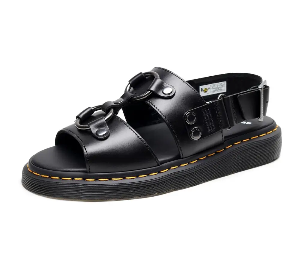

Men's Summer Shoes First Layer Leather Couple Sandals Men Shoes Mans Footwear Crocuses Loves Zapatos De Hombre Chaussure Homme