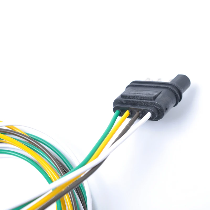 1 шт. 3ft удлинитель жгута проводов для прицепа 4-контактный разъем 18 AWG плоский