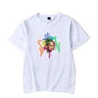 Футболка с принтом Young Thug для мужчин и женщин, Повседневная рубашка с принтом граффити, для отдыха на весну и лето