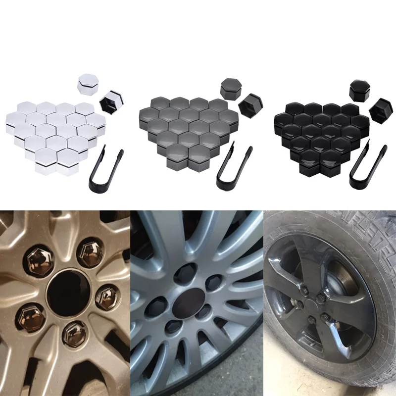

SPEEDWOW 20pcs 22mm Car Wheel Hub Screw Cover Wheel Nut Bolt Cover Cap Protective Bolt Caps Hub Screw Protector Car Styling