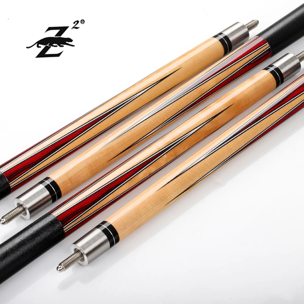 PREOAIDR 3142 Z2 Billiard Pool Cue 11.5mm Tip Radial Pin Leather Grip Stick Kit Hard Maple Shaft Professional Black 8 | Спорт и
