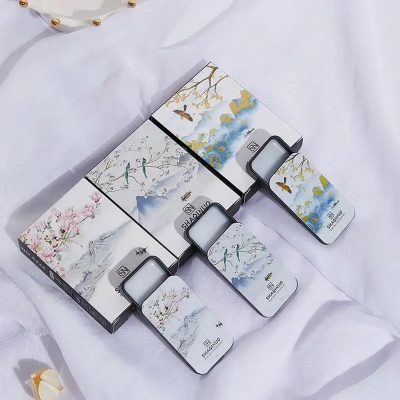 

SHAQINUO Deodorant Body Balm Fresh Girl Light Fragrance Student Balm Card Perfume Pocket Portable T5W1