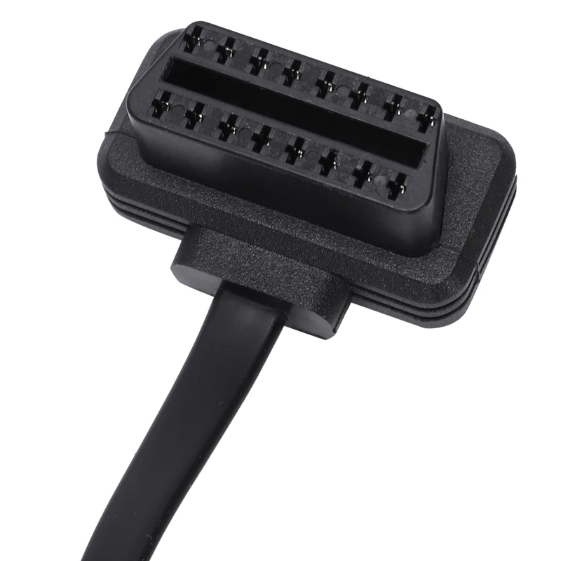 

NEW-OBD2 16 pin Male to Female Elbow Extension cable ELM327