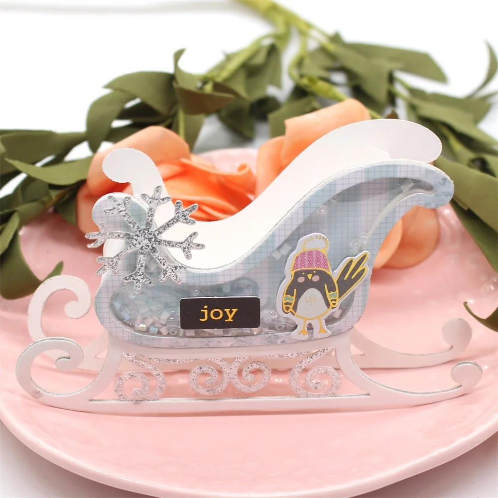 KSCRAFT Санта шейкер мешок Топпер металлические штампы трафареты для сделай сам