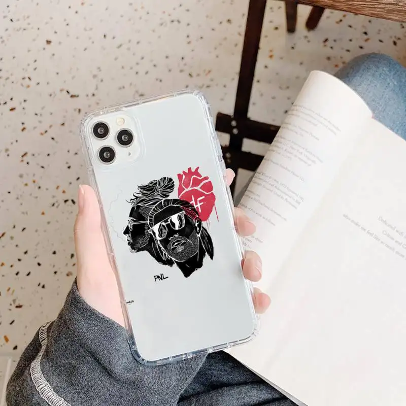 

PNL Rapper 2 Customerpainting Phone Case Transparent soft For iphone 5 5s 5c se 6 6s 7 8 11 12 plus mini x xs xr pro max