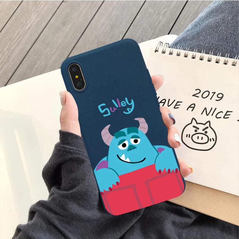 Чехлы для iPhone 8 XS MAX XR X 7 6 6s Plus Monsters университетский Мягкий силиконовый чехол для телефона