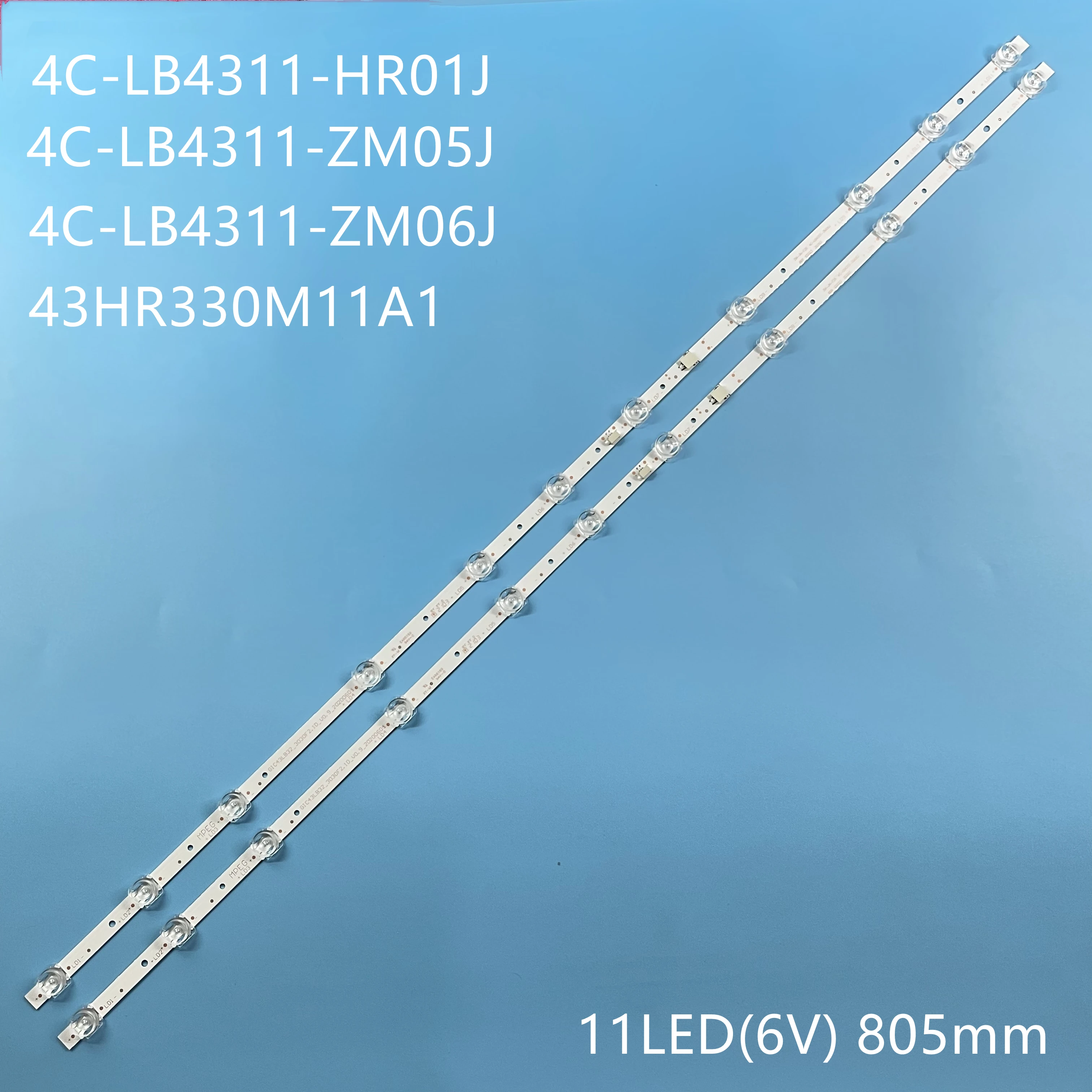 

LED backlight bar For L43P8US 43S6500FS L43S6400 43S423 43S325 Thomson 43UD6426 4C-LB4311-HR01J ZM05J GIC43LB32_3030F2.1D