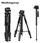 Портативный штатив-Трипод для камеры Walkingway Q222, алюминиевый, дорожный Трипод-монопод для фотографии, видео, цифровой SLR, DSLR-камеры
