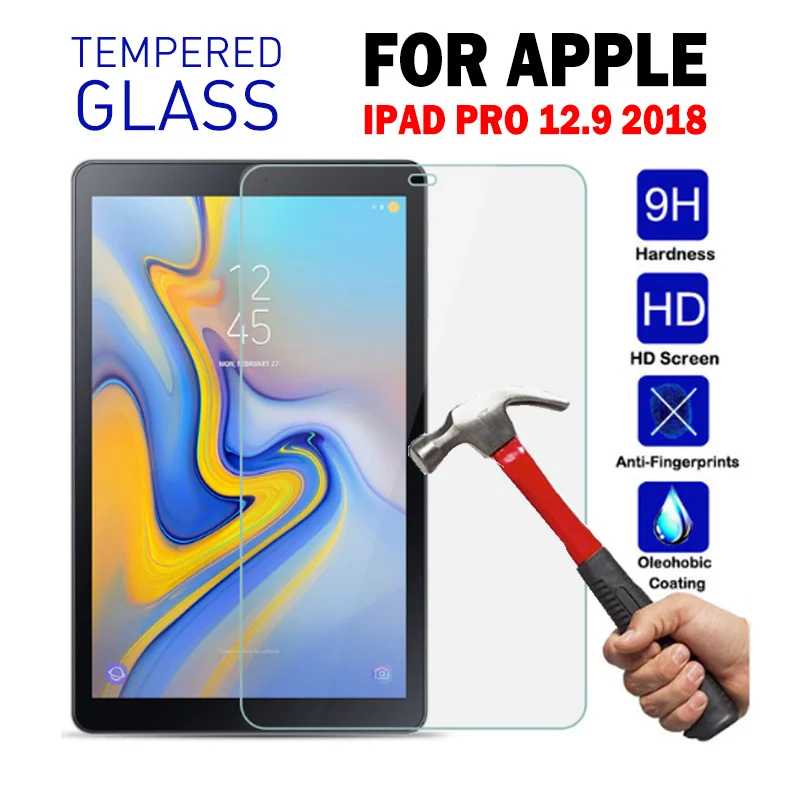 Tempered Glass Ультра тонкая подсветка Bluetooth клавиатура для IPad Pro 12,9 Обложка на заднюю панель из искусственной кожи для IPad Pro 12," A1876 A2014 A1895 A003 - Цвет: Tempered Glass