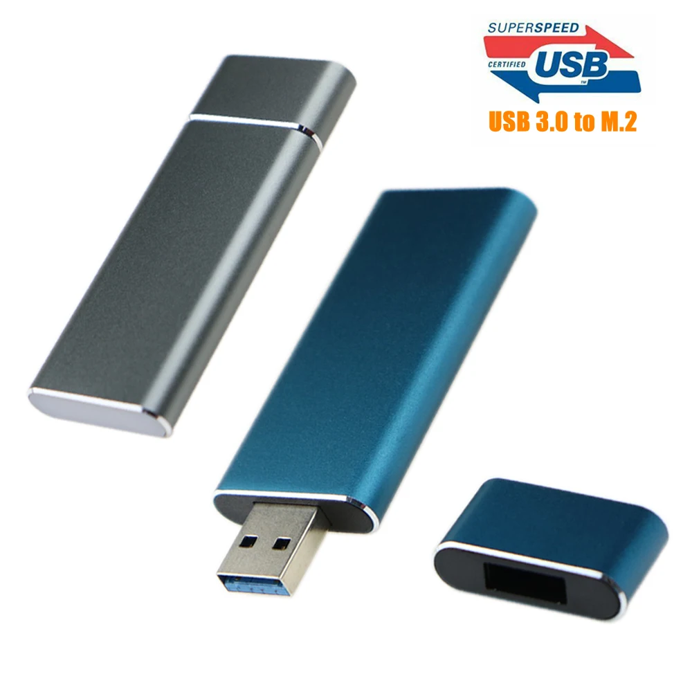 Супер скорость 5 Гбит/с USB 3,0 до M.2 2230 2242 SSD корпус NGFF SATA-bus B Ключ внешний SSD адаптер Чехол Поддержка UASP