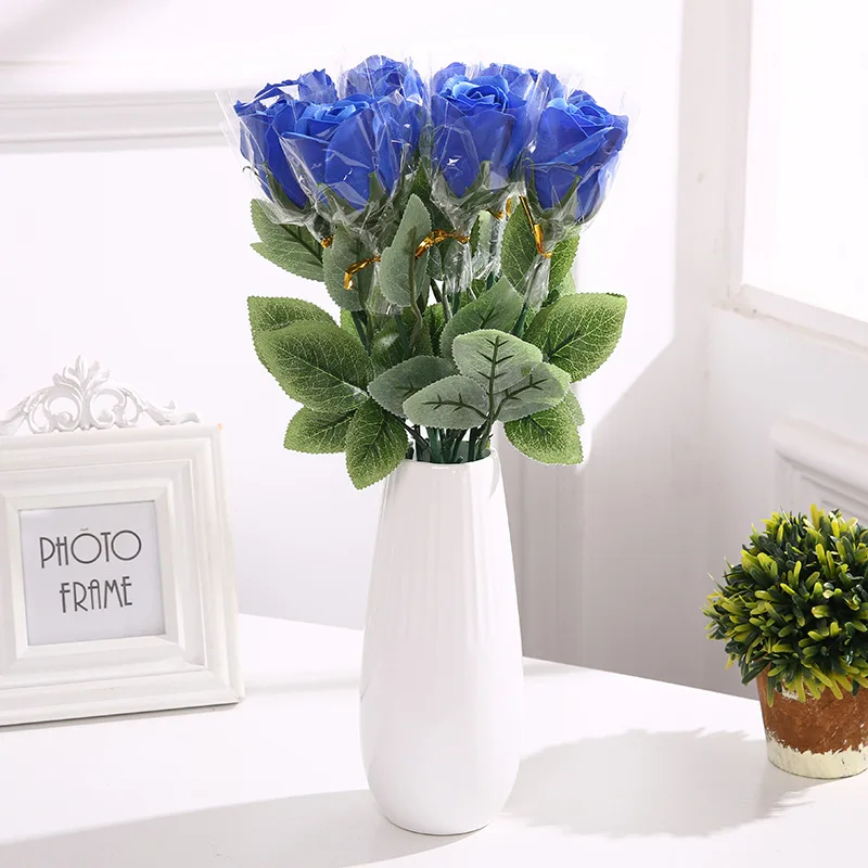 День Святого Валентина свадебное мыло роза одна имитация букет подарок