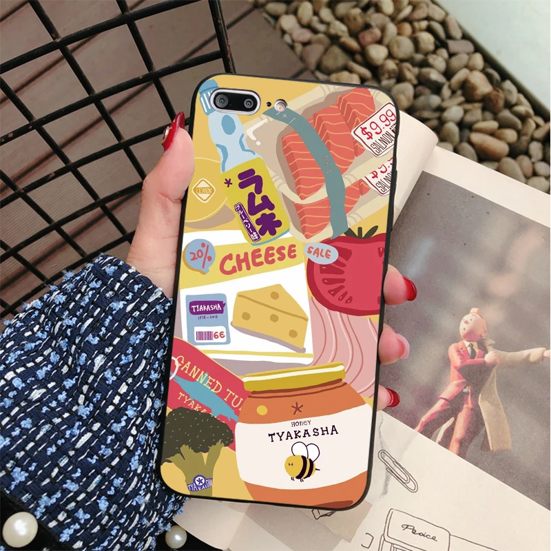 Yinuoda Kawaii Чехол для мобильного телефона с японской клубничкой молоком напитком Apple