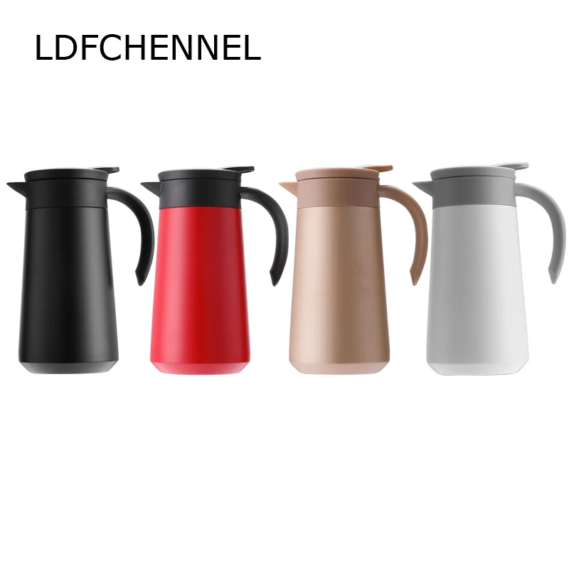 

800ML Home Stainless Steel Water Pot Kettle Vacuum Flasks Insulation Thermos Office Coffee Thermal Warm Bottles Double Wall Jugs
