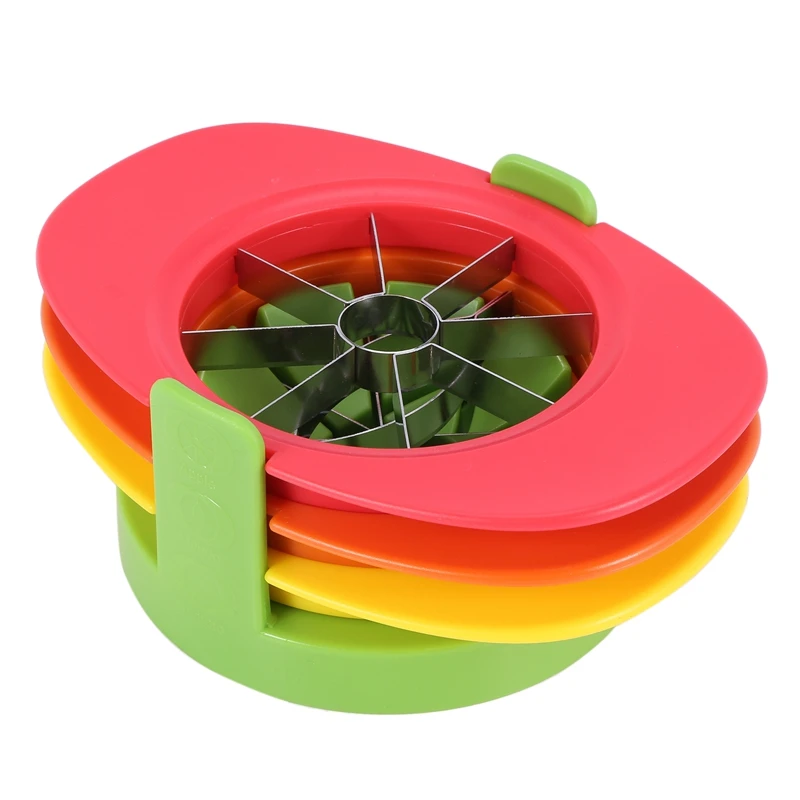 

3 in 1 Stainless Steel Fruit Cutting Splitter Apple Slicer Corer,Pear Cutters Knife Fruit Peeler Cut Tools