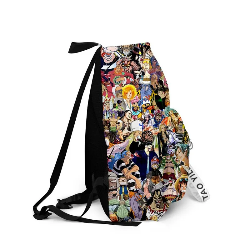 Аниме ONE PIECE Monkey D. Luffy Vinsmoke Sanji Nami Shanks Boa Hancock Косплей рюкзак граффити тренд