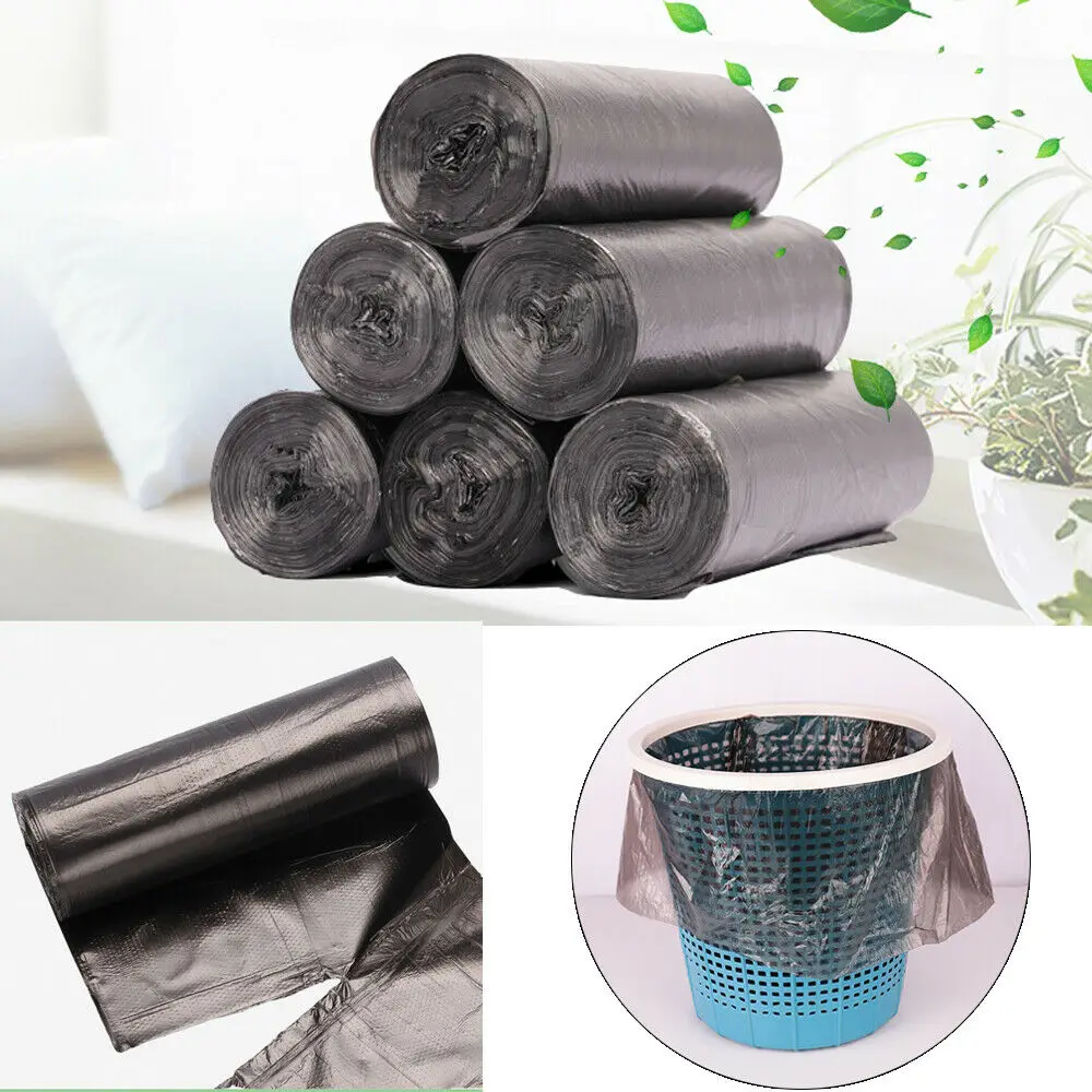 5 рулонов/лот небольшой мешок для мусора мешки утолщенной прочные одноразовые