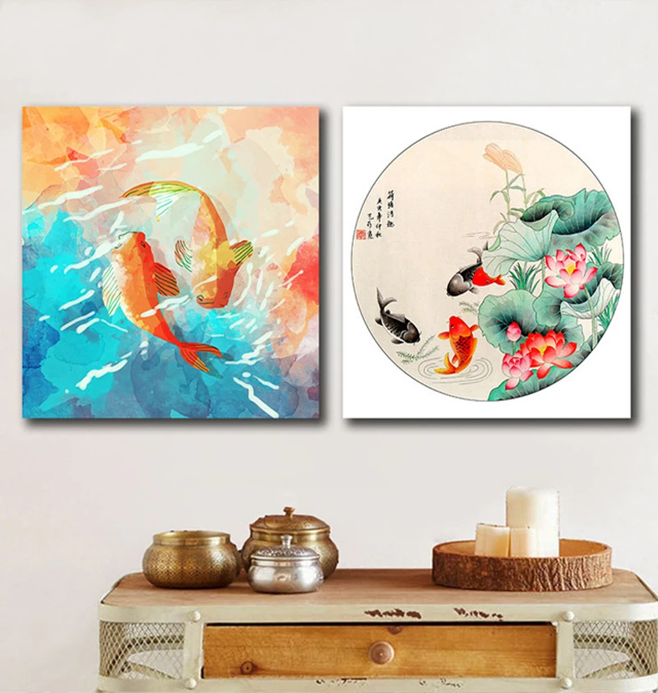 Набор для рисования по номерам Золотая Рыба с рамкой|Картины номерам| |