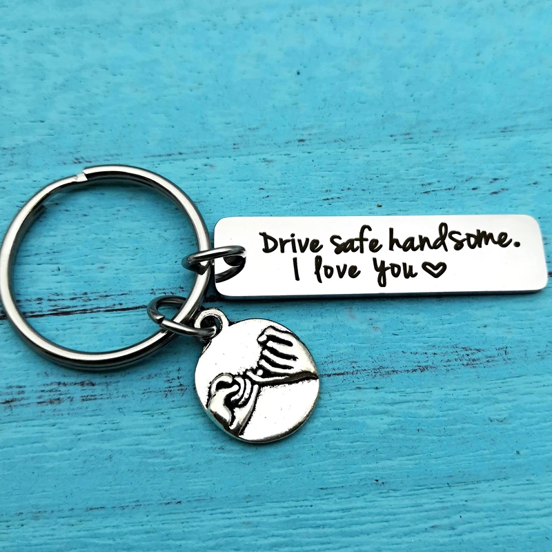 Безопасный красивый брелок для ключей Я тебя люблю подарок лучшего друга девушки
