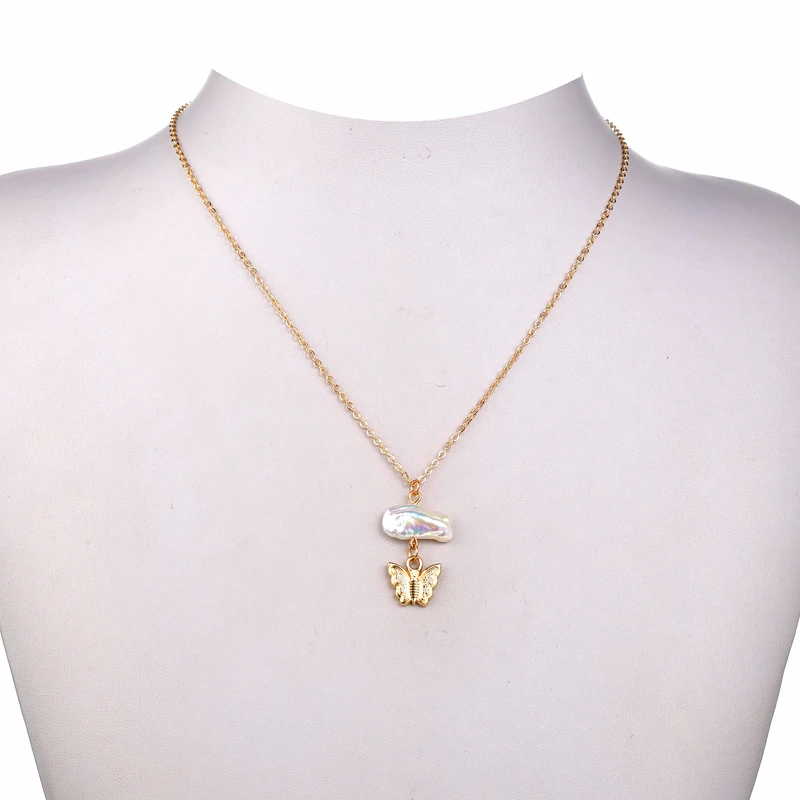 Akoya Необычное Ожерелье из натурального пресноводного жемчуга для женщин милое