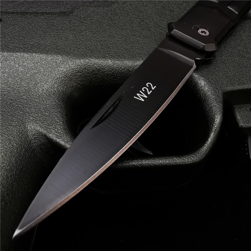 Складной нож карманный Клинок с карабином 15 см (6 дюймов) 58HRC для отдыха на