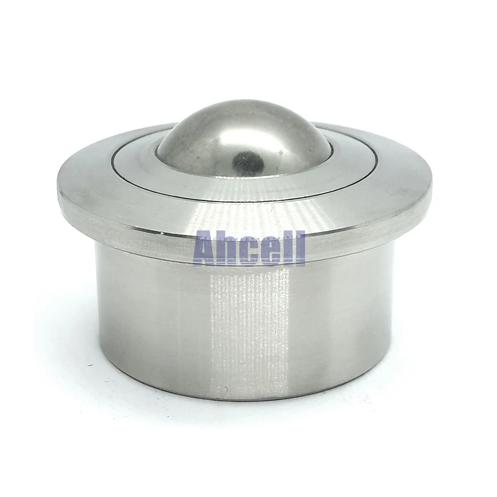 

SP-30-SS stud mount ball-transfer-units full stainless steel 304 Heavy ariport plane deck cargo floor Ball transfer unit