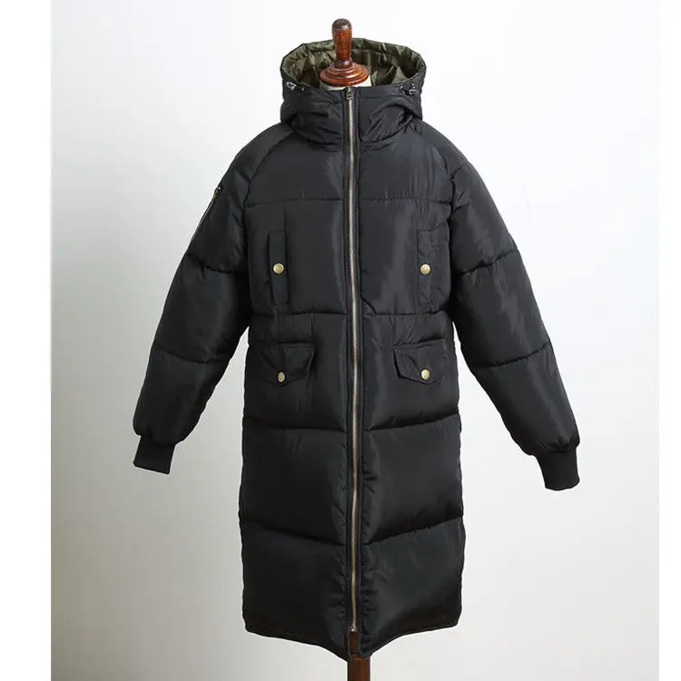 

Bella philosophy winter Oversized Coats Thick Winter Jacket Women Hooded Collar Down Cotton Coat Long Jacket Female Parka Coats