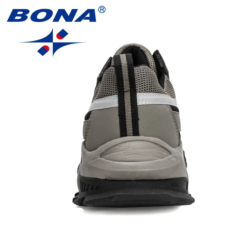BONA 2022 New Designers Running Shoes for Men Lightweight Walking Jogging Sport Sneakers Man Breathable Athletic Footwear Comfy