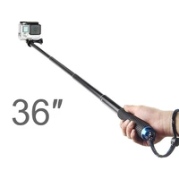 36 inch extendable handheld pole telescopic selfie monopod stick for gopro hero 10 9 8 7 6 5 4 3 xiaomi yi go pro accessories