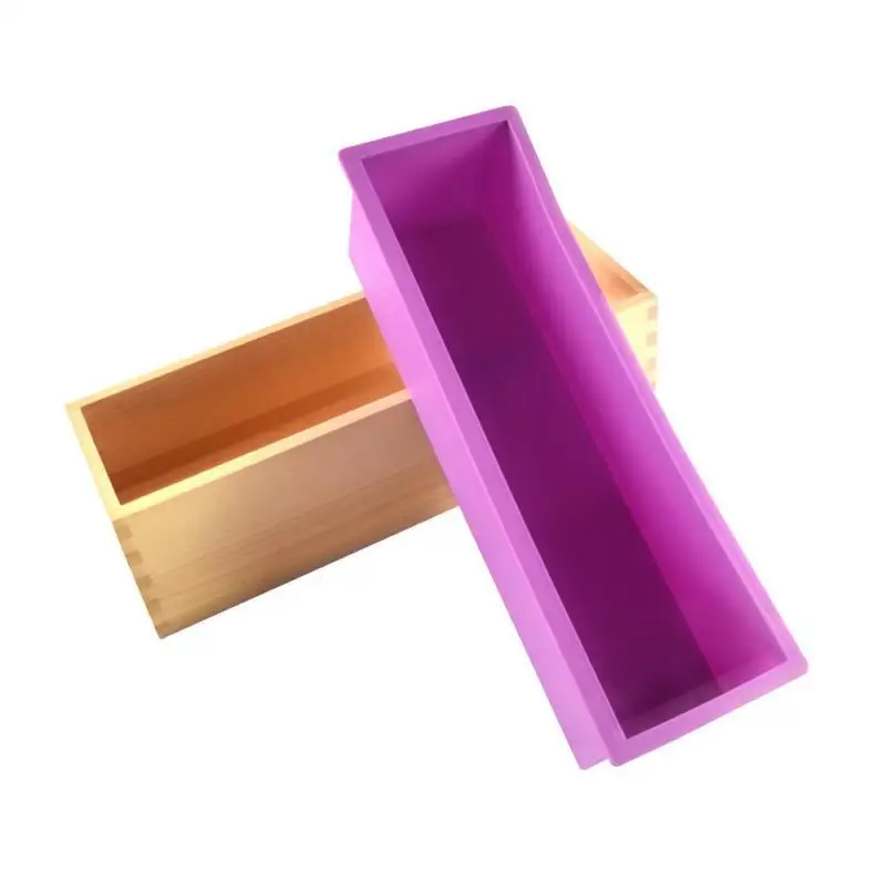 

1200ml handmade soap silicone mold rectangular mousse toast bread cake mold decoration supplies DIY soap making tool