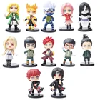 12 шт.компл. новейшие фигурки героев аниме Наруто Учиха Саске из мультфильма хатакэ Какаси орочимару Нара Шикамару игрушки подарки