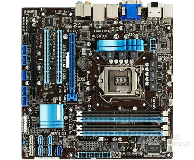 

Оригинальная материнская плата P8Z68-M PRO LGA 1155 DDR3 USB2.0 32 Гб DVI VGA-совместимая материнская плата Z68 б/у для настольного компьютера