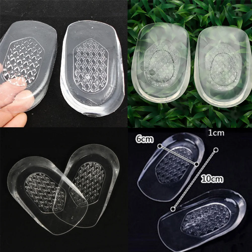 1 пара нескользящих силиконовых стелек для облегчения боли Женская обувь