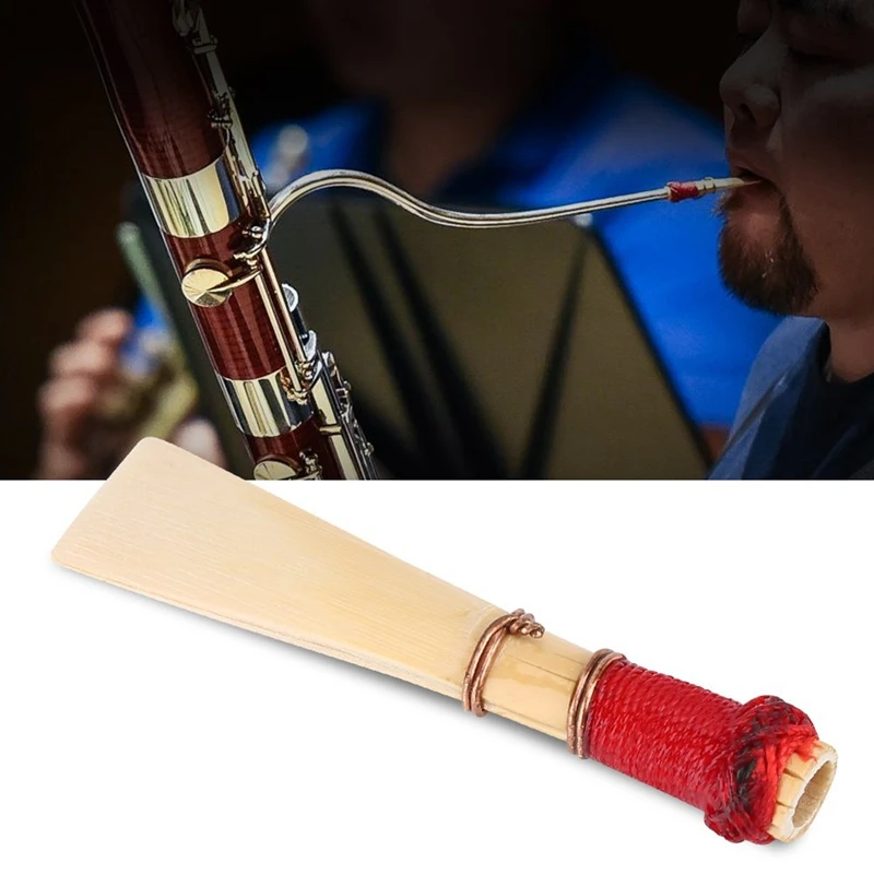 Bassoon Рид средняя прочность Reeds чехол Запчасти и аксессуары Упаковка из пяти|Труба|
