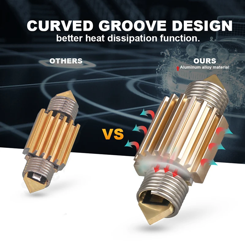 ANMINGPU 2X сигнальная лампа светодиодная гирлянда 31 мм 36 39 41 3030 SMD C5W C10W
