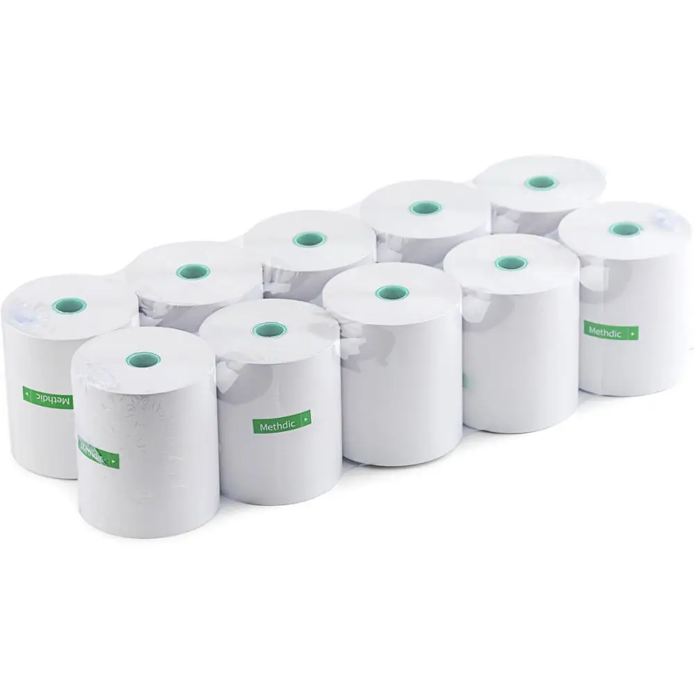 Термальный рулон бумаги Methdic BPA-free 80 мм x 70 м кассовый аппарат до рулона 20-рулонов (3