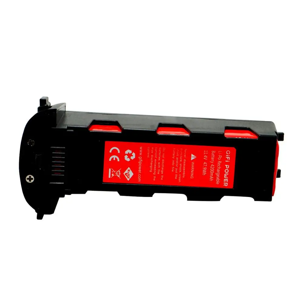 Обновленный литий полимерный аккумулятор 11 4 в 4200 мач для Hubsan H117S Zino GPS RC дрона