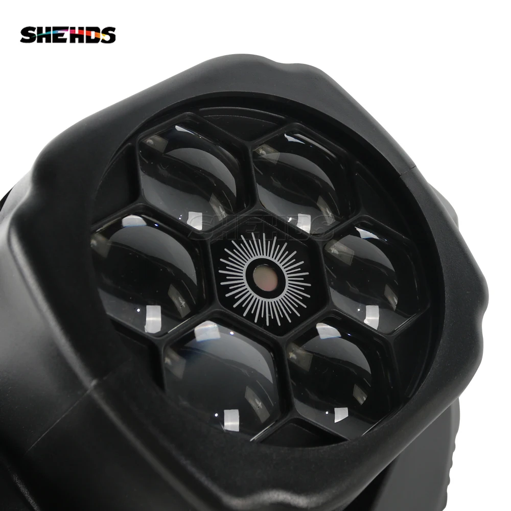 Скидка Светодиодный светильник 6x15 Вт, лазерный луч, подвижная головсветильник, RGBW, освещение, DMX 512, эффект окрашивания, светильник для дискотеки, кл...