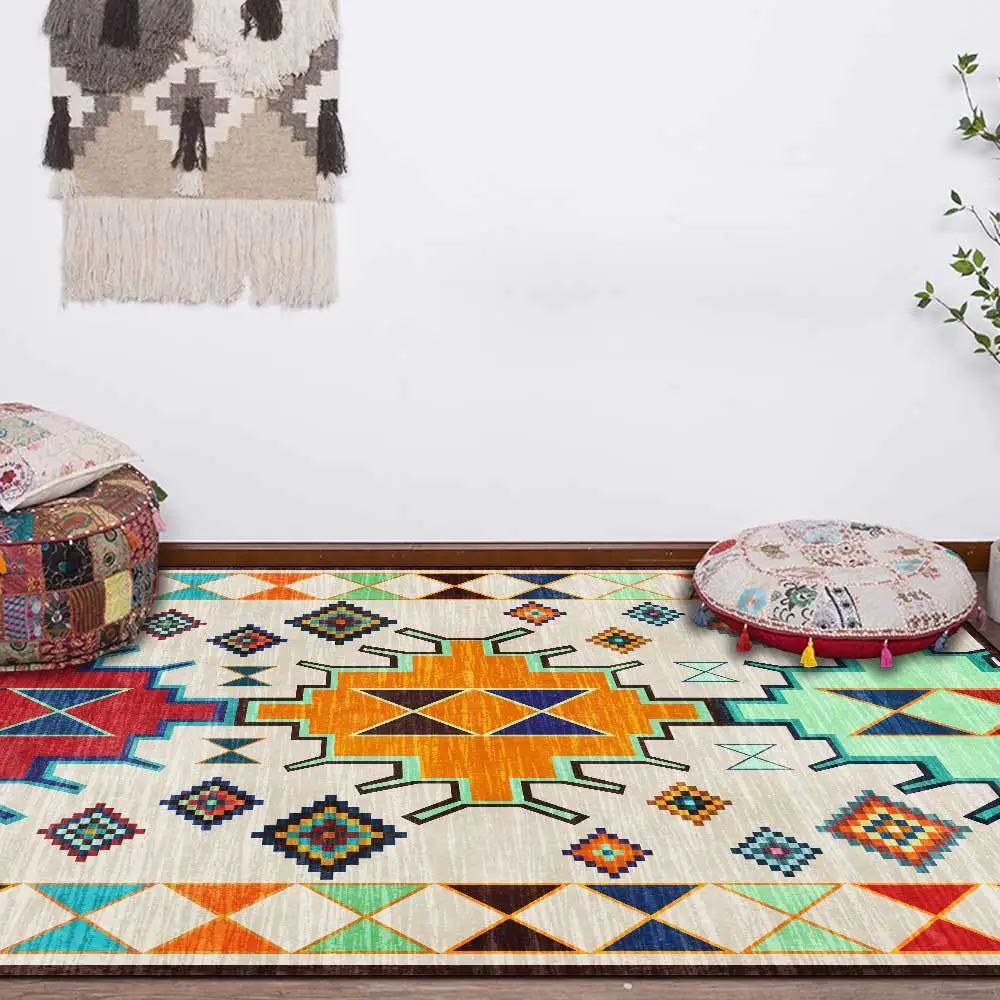 

High Quality Abstract Flower Art Carpets For Living Room Bedroom Decor Big Carpet Kitchen Persian Style Floor Large Mat Area Rug