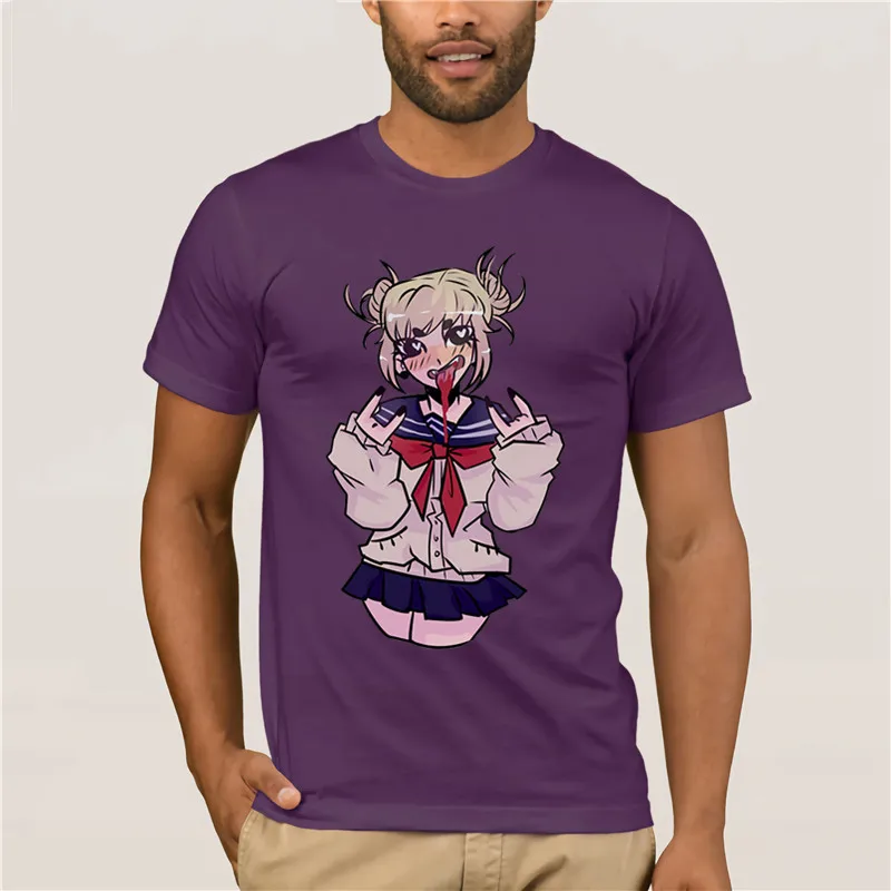 Boku no hero academic Футболка с принтом Ahegao для женщин Himiko Toga футболка senpai shirt2019 | Мужская