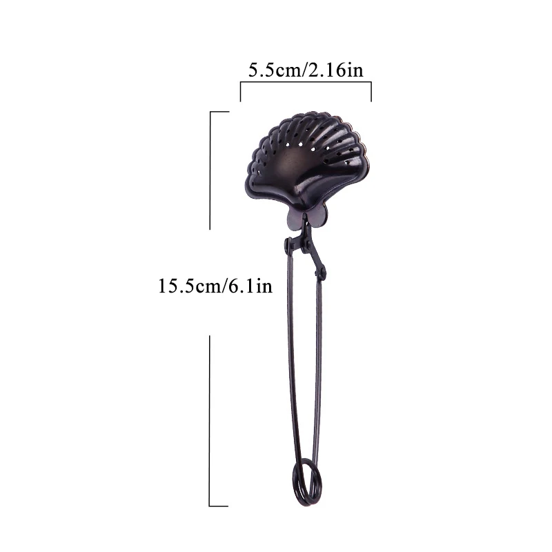 

Tea Filter Stainless Steel Mesh Tea Infuser Diffuser Handle Tea Ball Shell Heart Star Shape Teapot Tea Leaf Spice Filter Kitchen