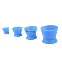 4pcs new eco friendly dental lab silicone mixing bowl cup silicone mixing bowl cup dental medical equipment rubber mixing bowl