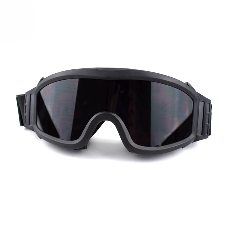 Тактические очки черного/зеленого/желтого цвета военные армейские для